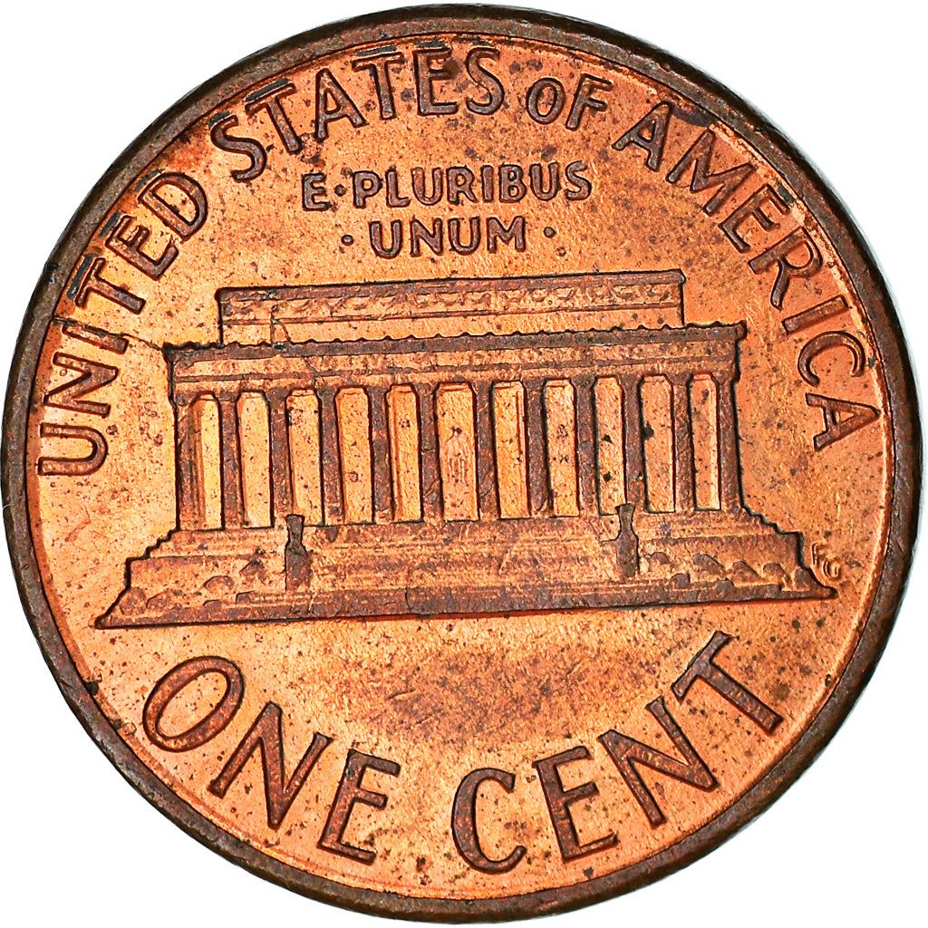 United States | American 1 Cent Coin | Lincoln Memorial | KM201b | 1983 - 2008