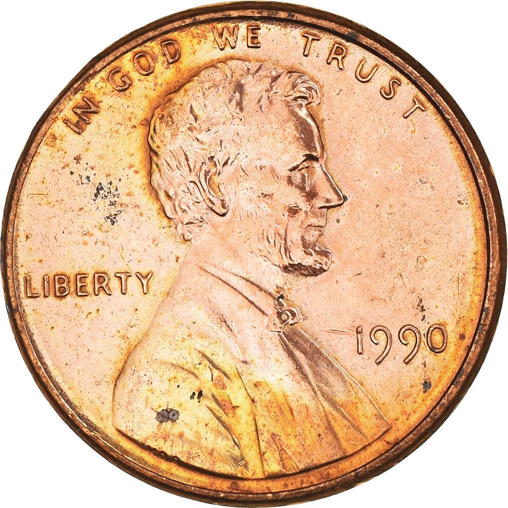 United States | American 1 Cent Coin | Lincoln Memorial | KM201b | 1983 - 2008