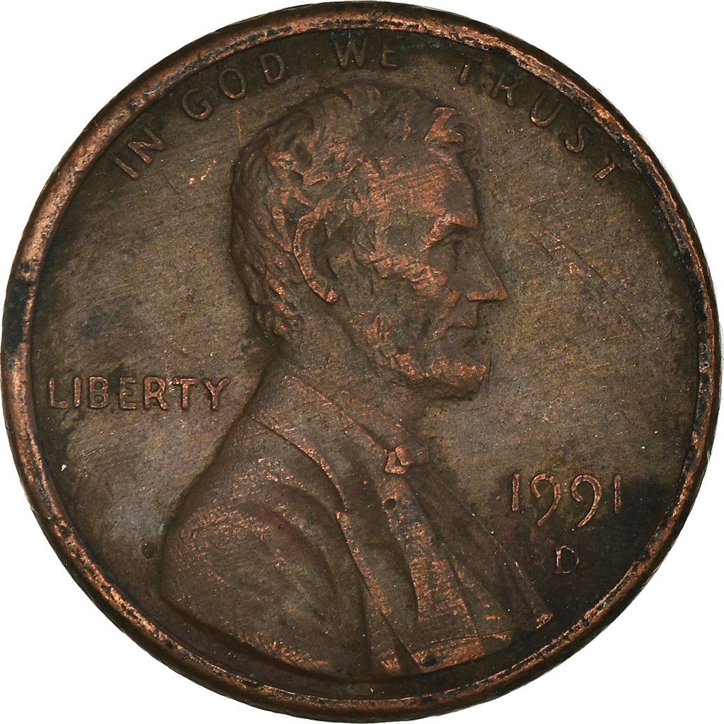 United States | American 1 Cent Coin | Lincoln Memorial | KM201b | 1983 - 2008