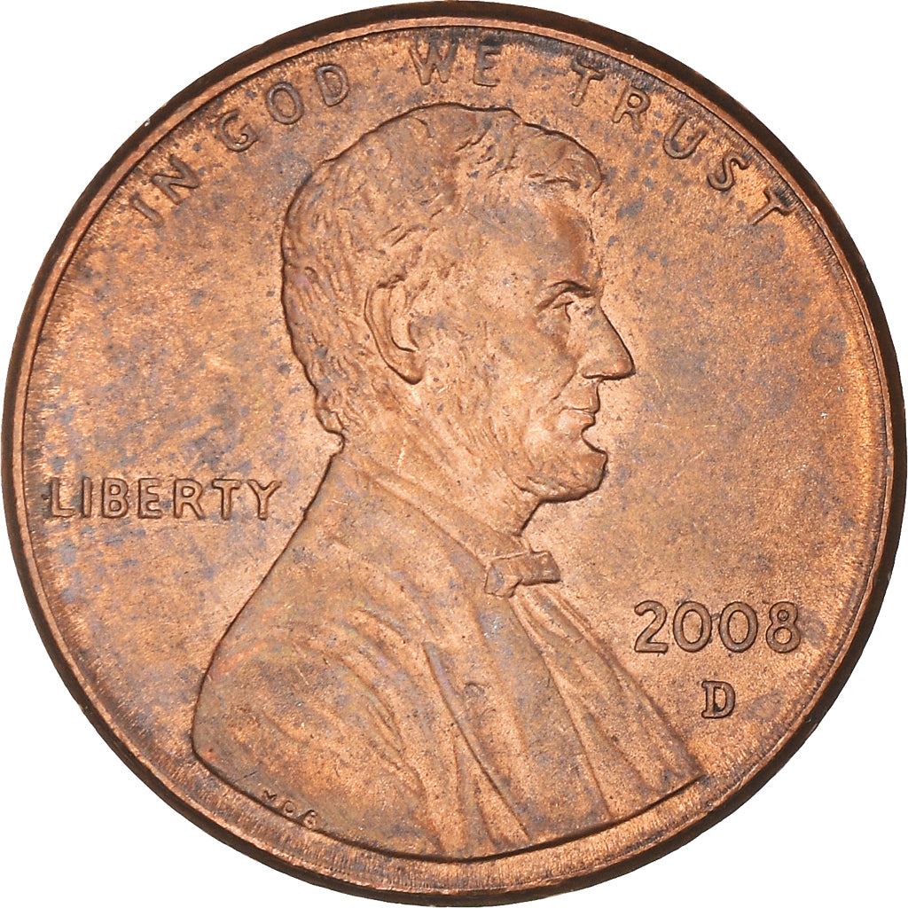 United States | American 1 Cent Coin | Lincoln Memorial | KM201b | 1983 - 2008