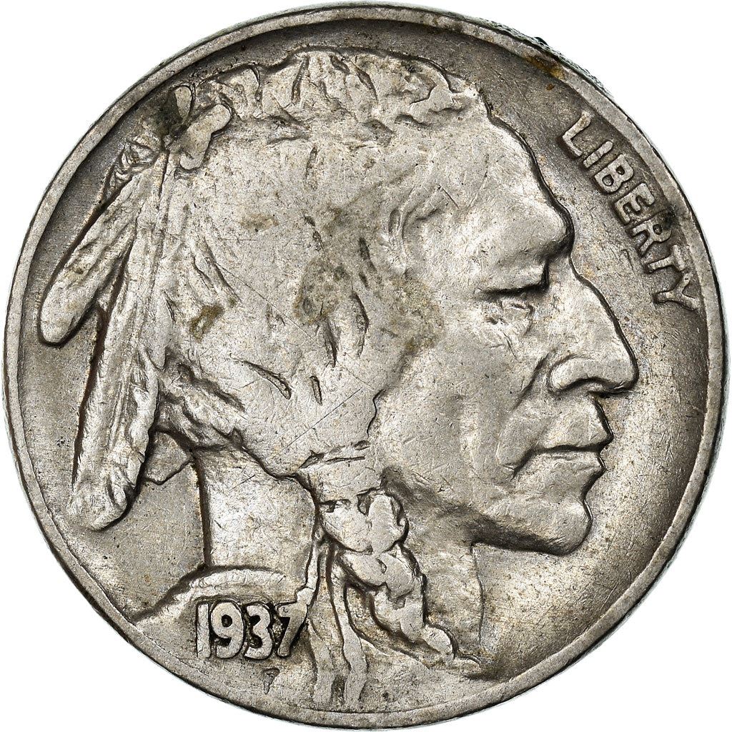 United States | American 5 Cents Coin | Cheyenne Chief | Bison | KM134 | 1913 - 1938