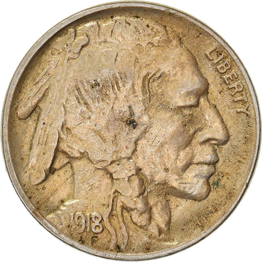 United States | American 5 Cents Coin | Cheyenne Chief | Bison | KM134 | 1913 - 1938