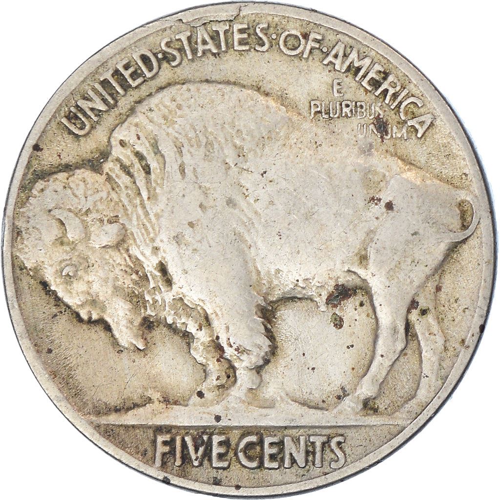 United States | American 5 Cents Coin | Cheyenne Chief | Bison | KM134 | 1913 - 1938