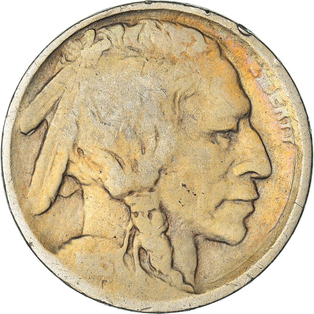 United States | American 5 Cents Coin | Cheyenne Chief | Bison | KM134 | 1913 - 1938