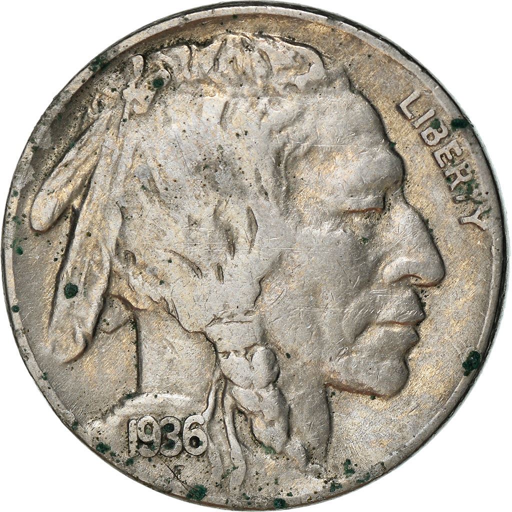 United States | American 5 Cents Coin | Cheyenne Chief | Bison | KM134 | 1913 - 1938