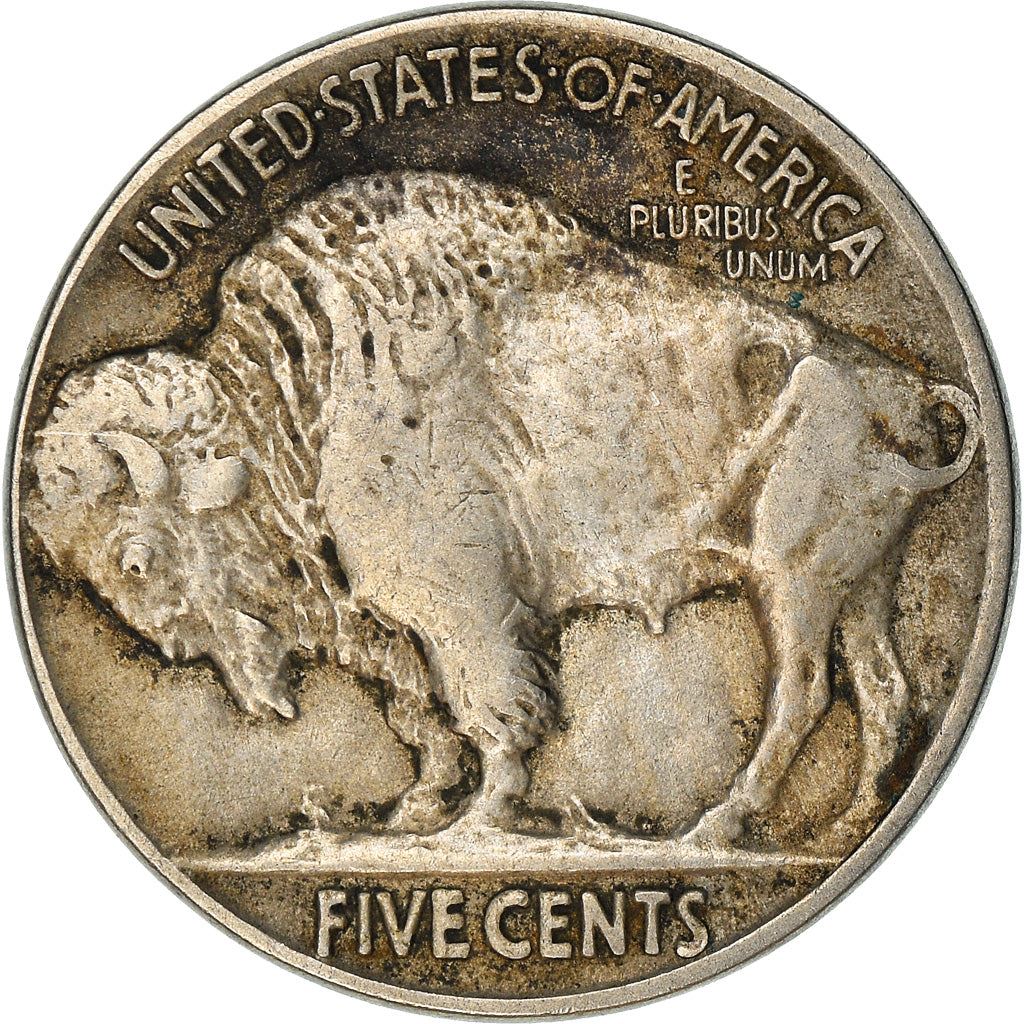 United States | American 5 Cents Coin | Cheyenne Chief | Bison | KM134 | 1913 - 1938