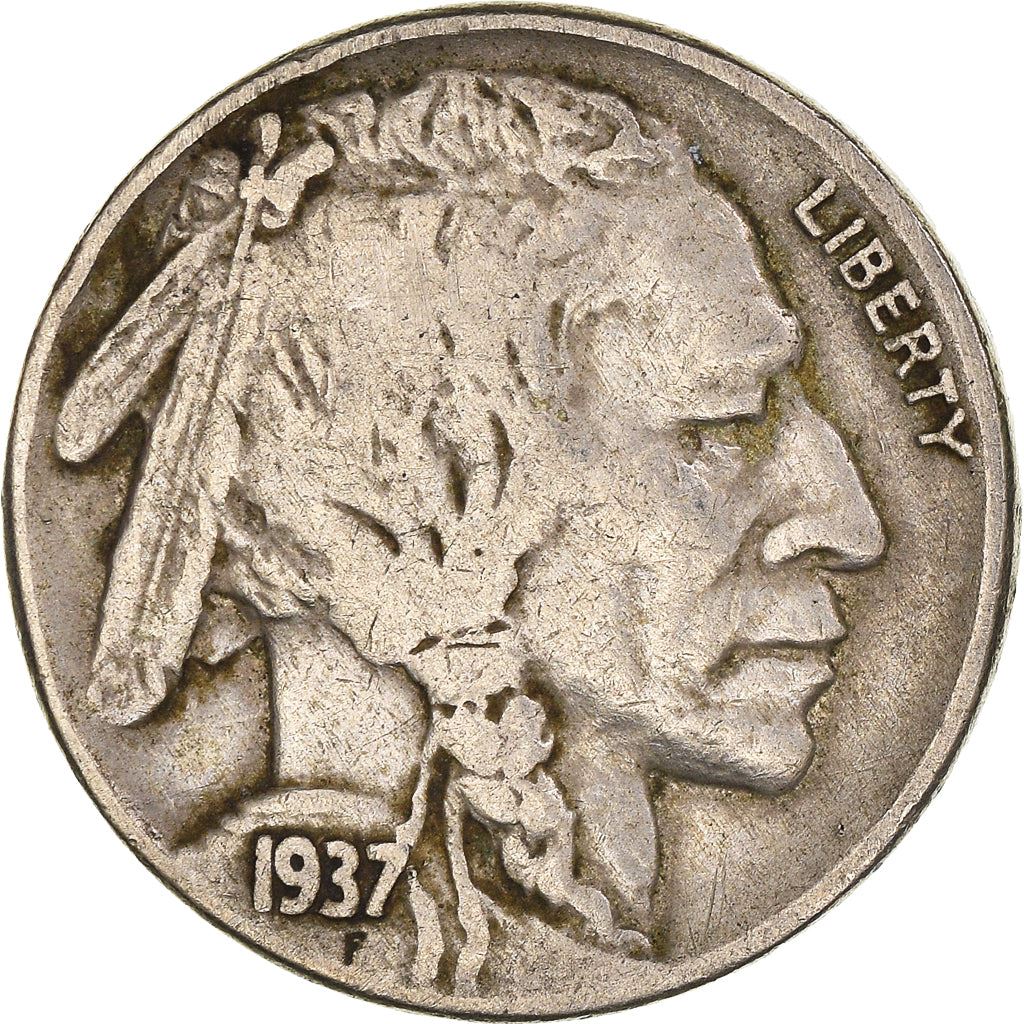 United States | American 5 Cents Coin | Cheyenne Chief | Bison | KM134 | 1913 - 1938