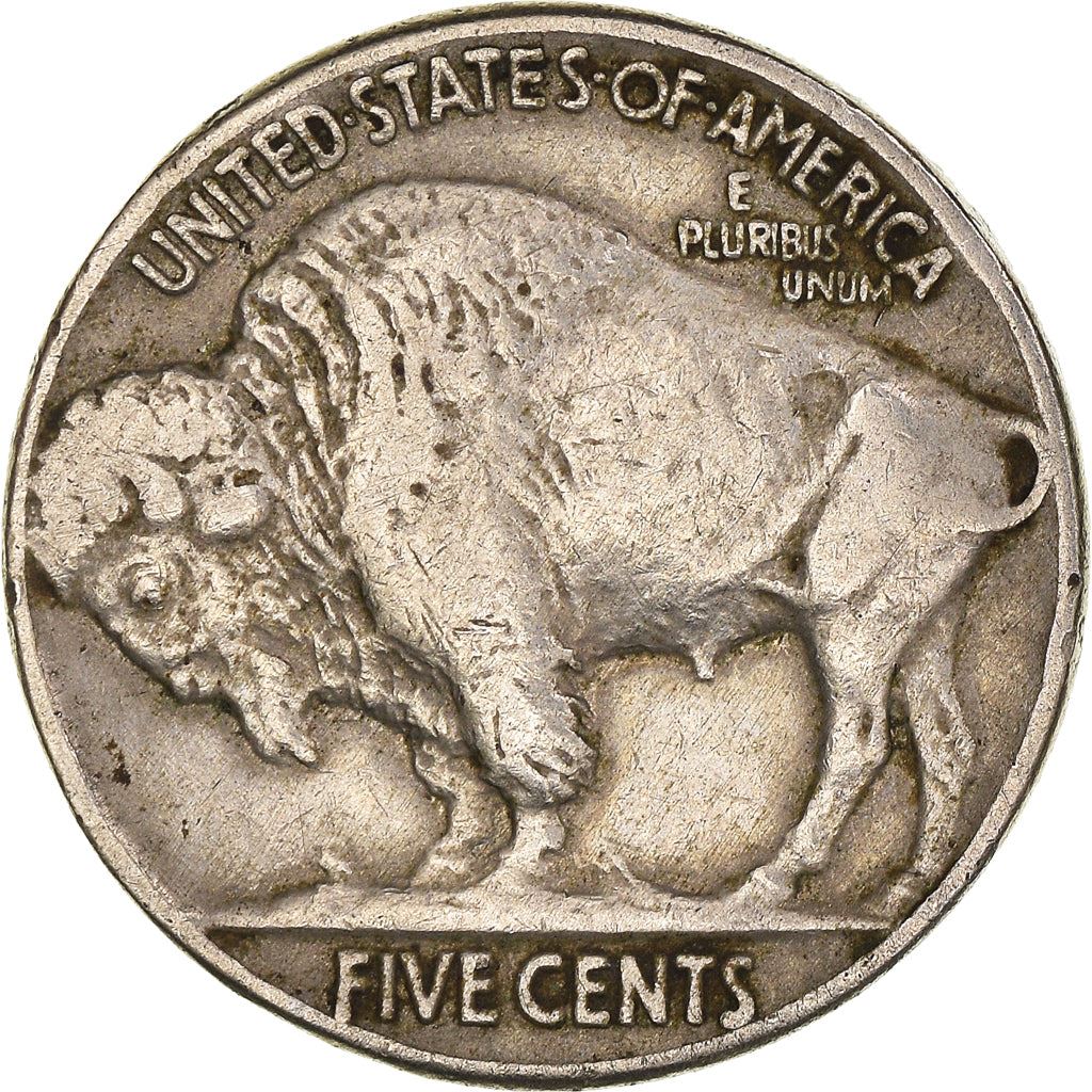 United States | American 5 Cents Coin | Cheyenne Chief | Bison | KM134 | 1913 - 1938