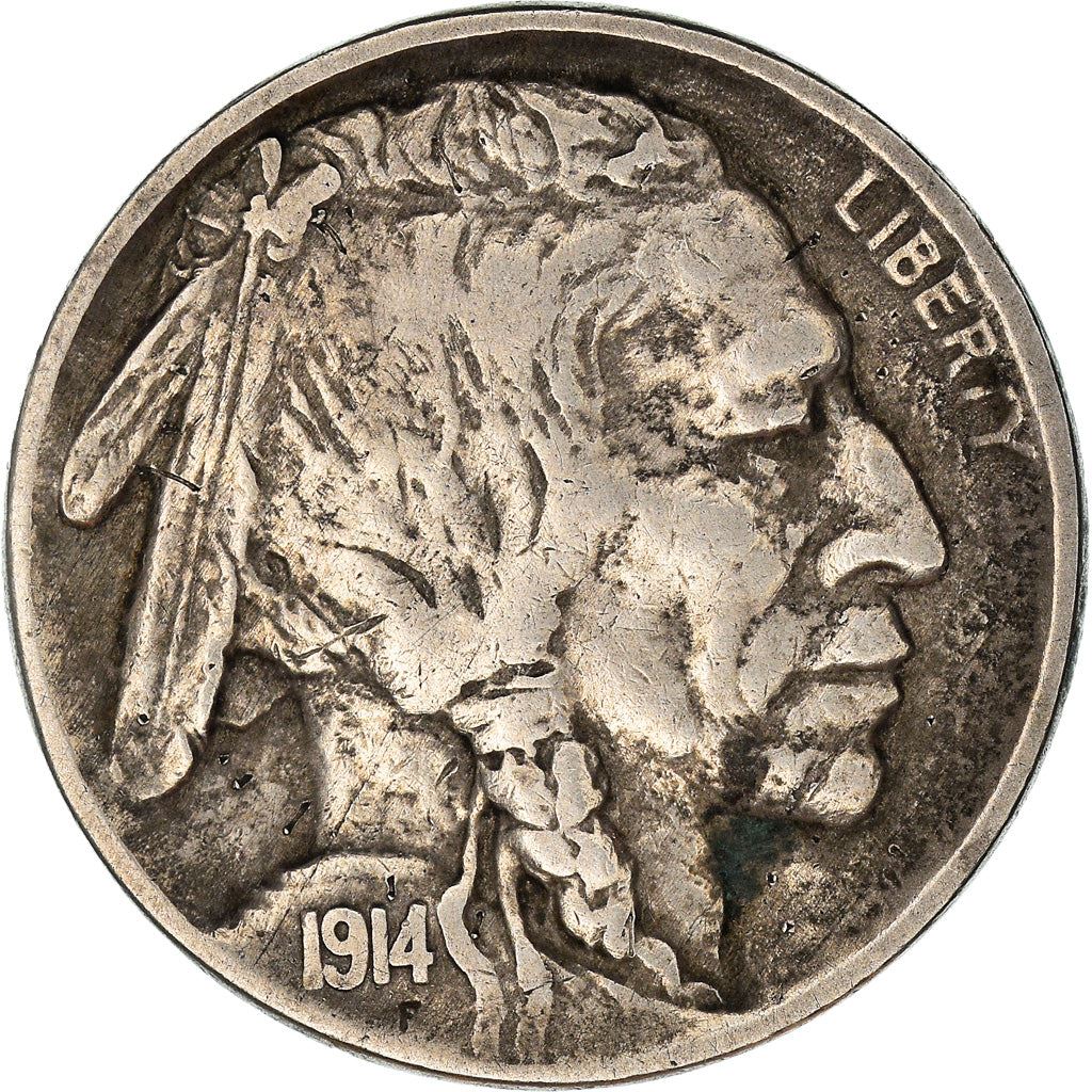 United States | American 5 Cents Coin | Cheyenne Chief | Bison | KM134 | 1913 - 1938