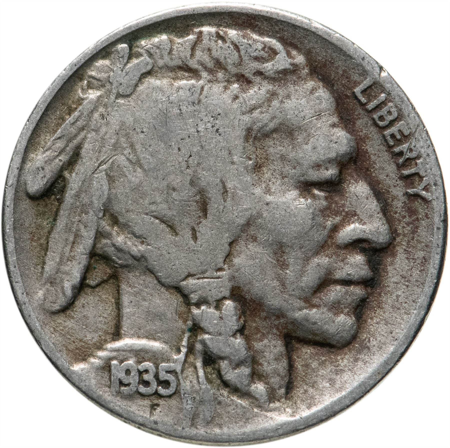 United States | American 5 Cents Coin | Cheyenne Chief | Bison | KM134 | 1913 - 1938