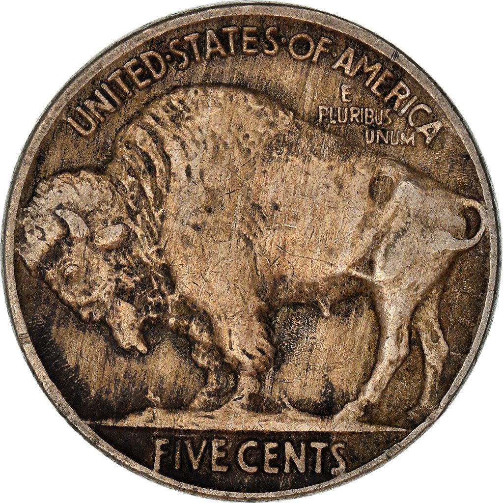 United States | American 5 Cents Coin | Cheyenne Chief | Bison | KM134 | 1913 - 1938