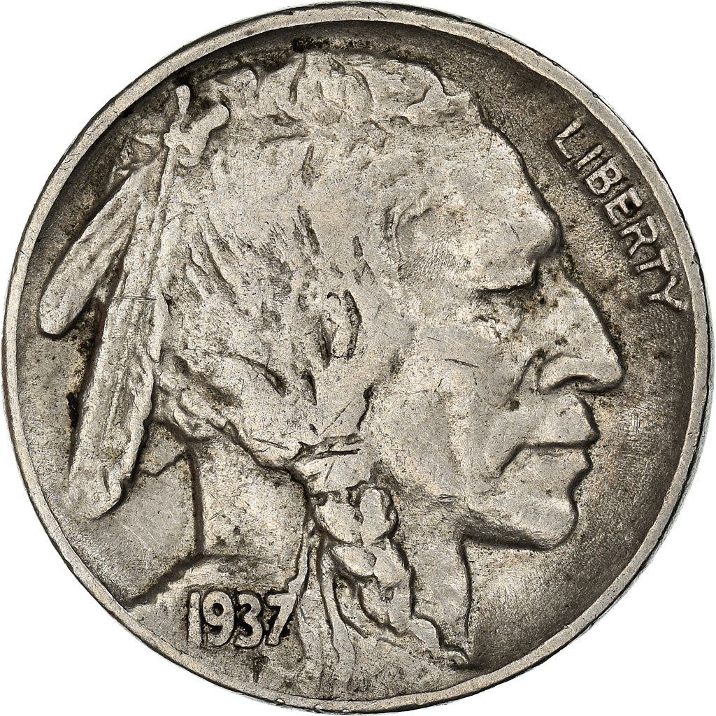 United States | American 5 Cents Coin | Cheyenne Chief | Bison | KM134 | 1913 - 1938