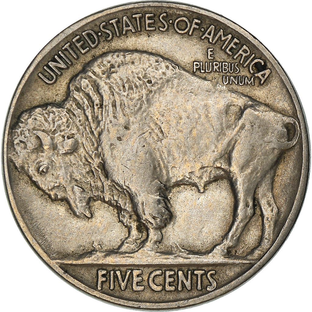 United States | American 5 Cents Coin | Cheyenne Chief | Bison | KM134 | 1913 - 1938