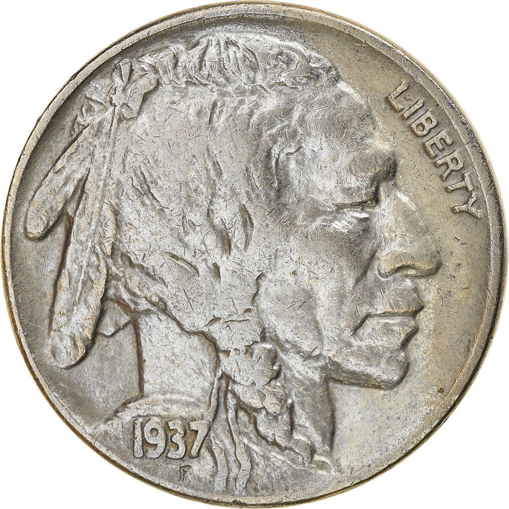 United States | American 5 Cents Coin | Cheyenne Chief | Bison | KM134 | 1913 - 1938