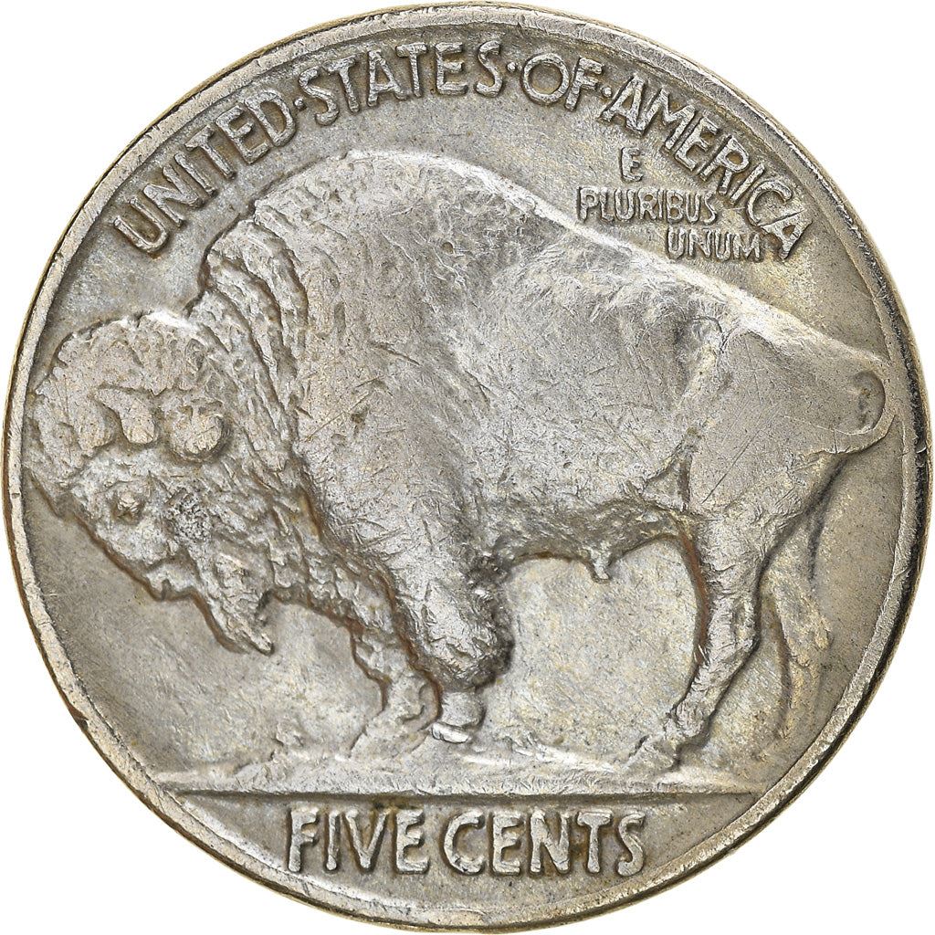 United States | American 5 Cents Coin | Cheyenne Chief | Bison | KM134 | 1913 - 1938