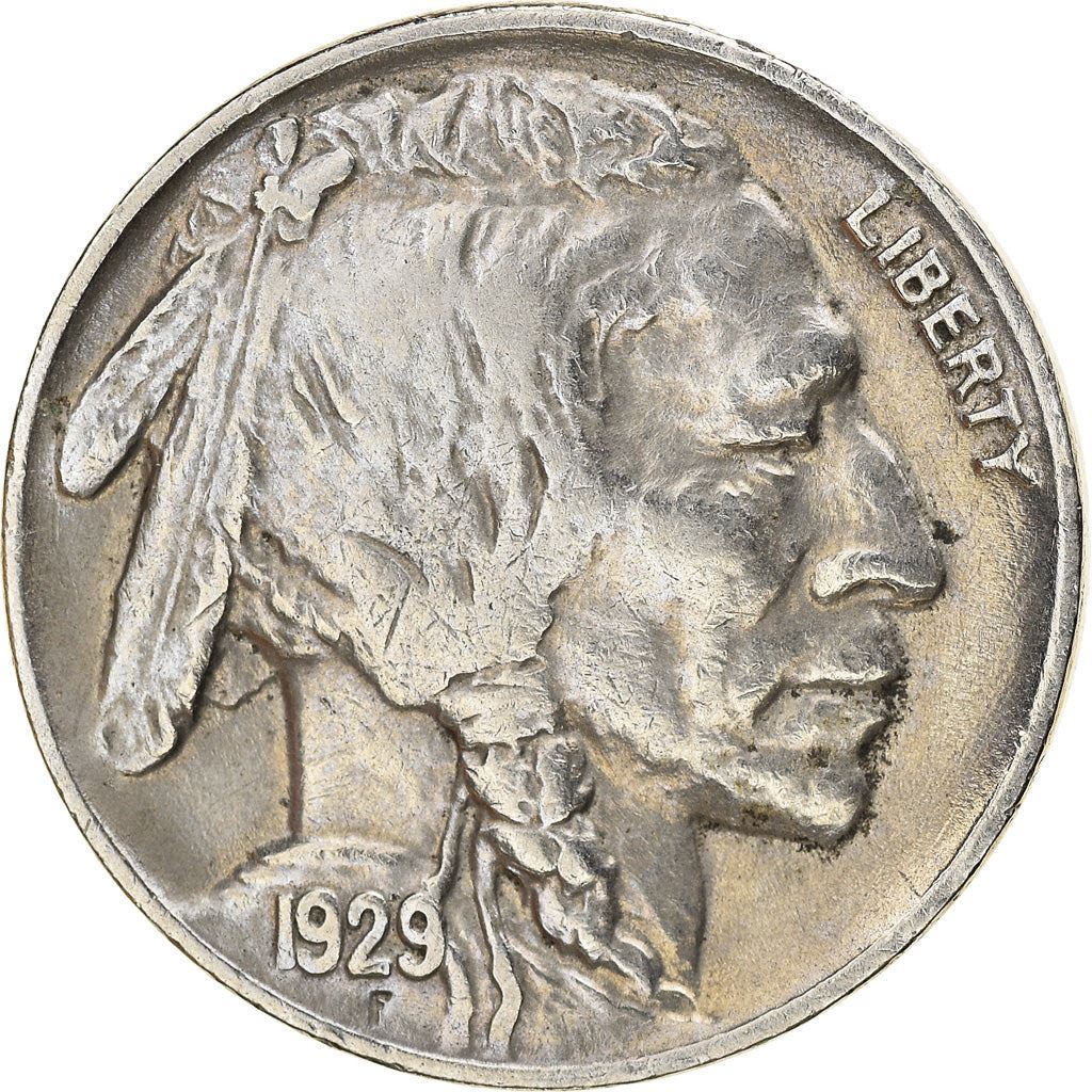 United States | American 5 Cents Coin | Cheyenne Chief | Bison | KM134 | 1913 - 1938