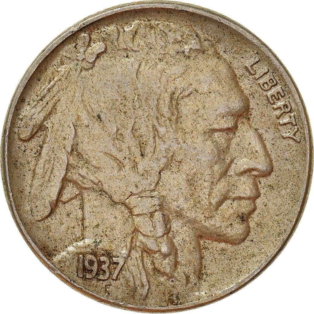 United States | American 5 Cents Coin | Cheyenne Chief | Bison | KM134 | 1913 - 1938