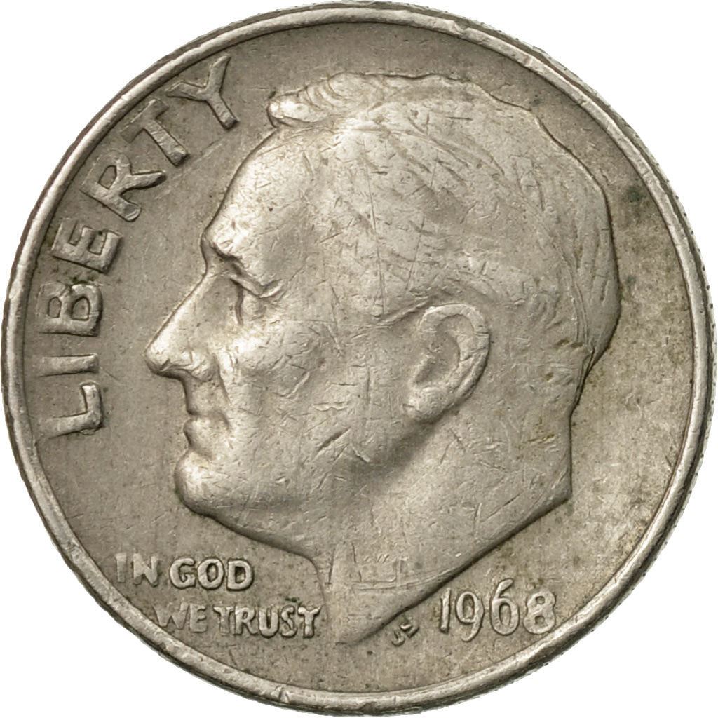 United States Coin American 1 Dime | Franklin D. Roosevelt | KM195a | 1965 - 2021