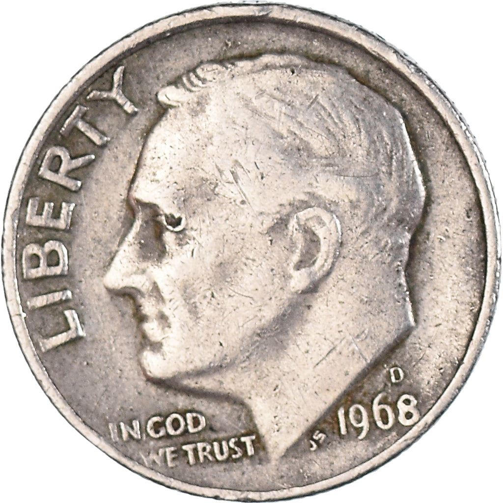 United States Coin American 1 Dime | Franklin D. Roosevelt | KM195a | 1965 - 2021