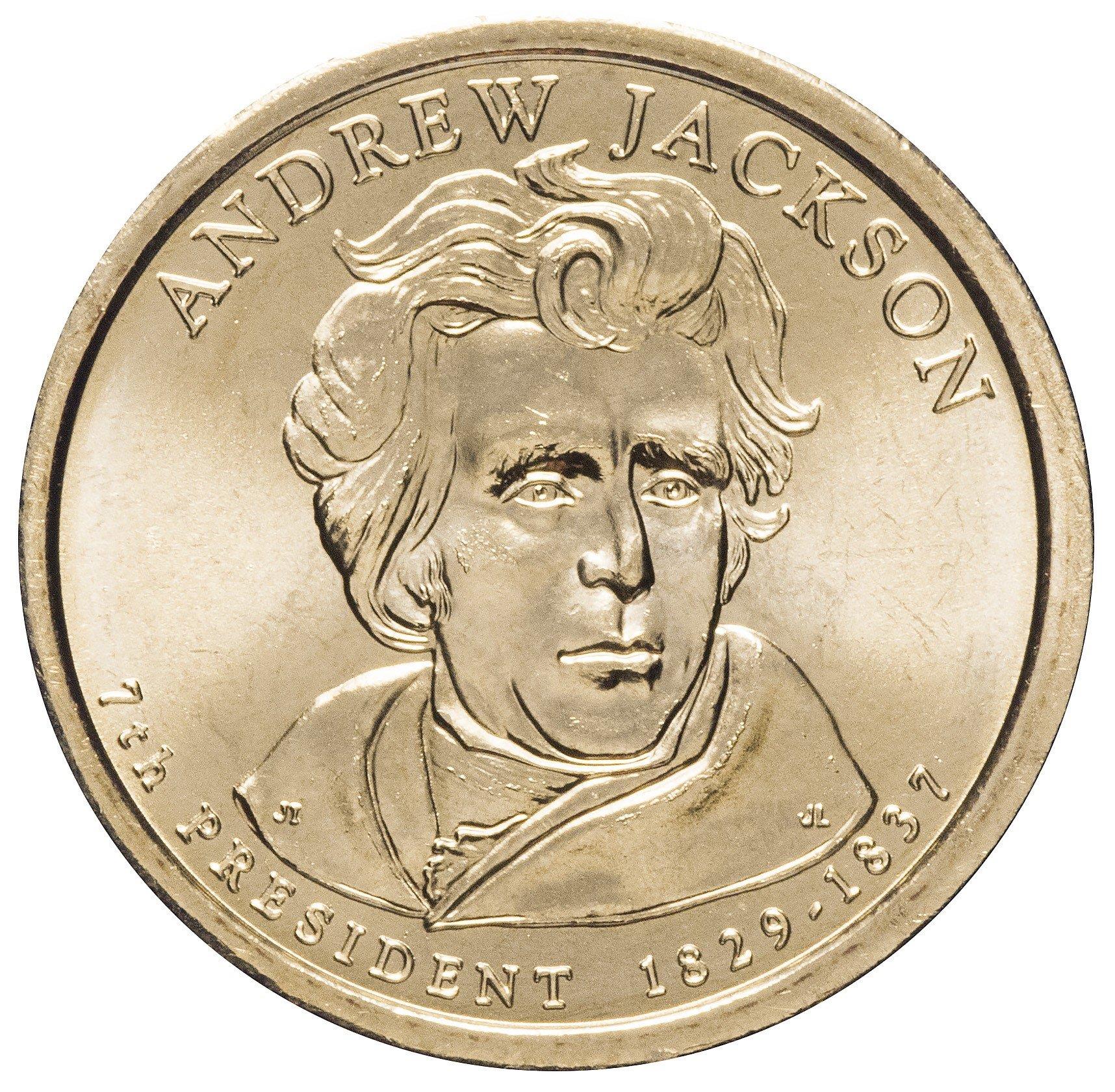 United States Coin American 1 Dollar | Andrew Jackson | Statue of Liberty | KM428 | 2008