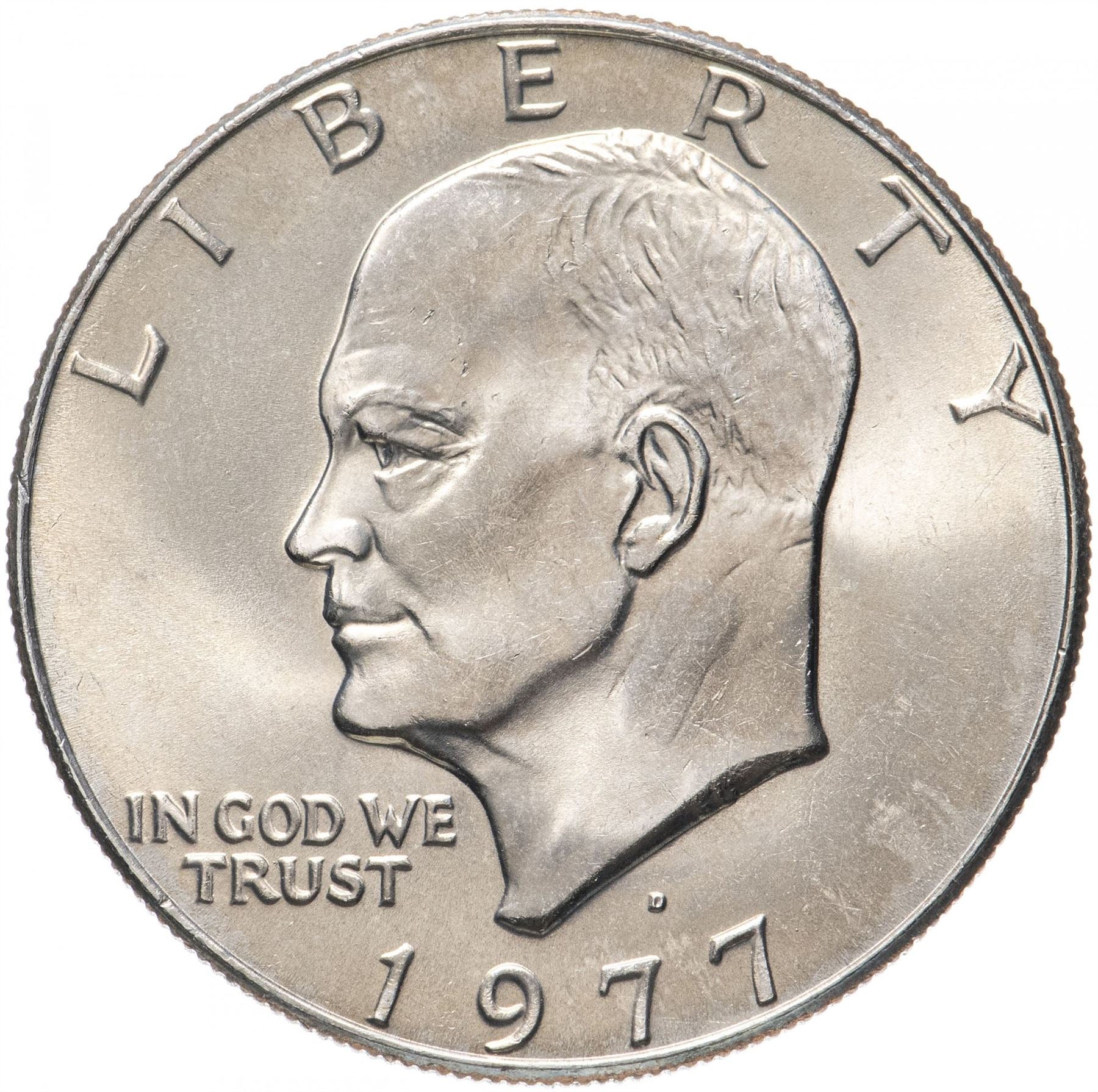 United States Coin American 1 Dollar | Dwight D. Eisenhower | Apollo 11 | KM203 | 1971 - 1978