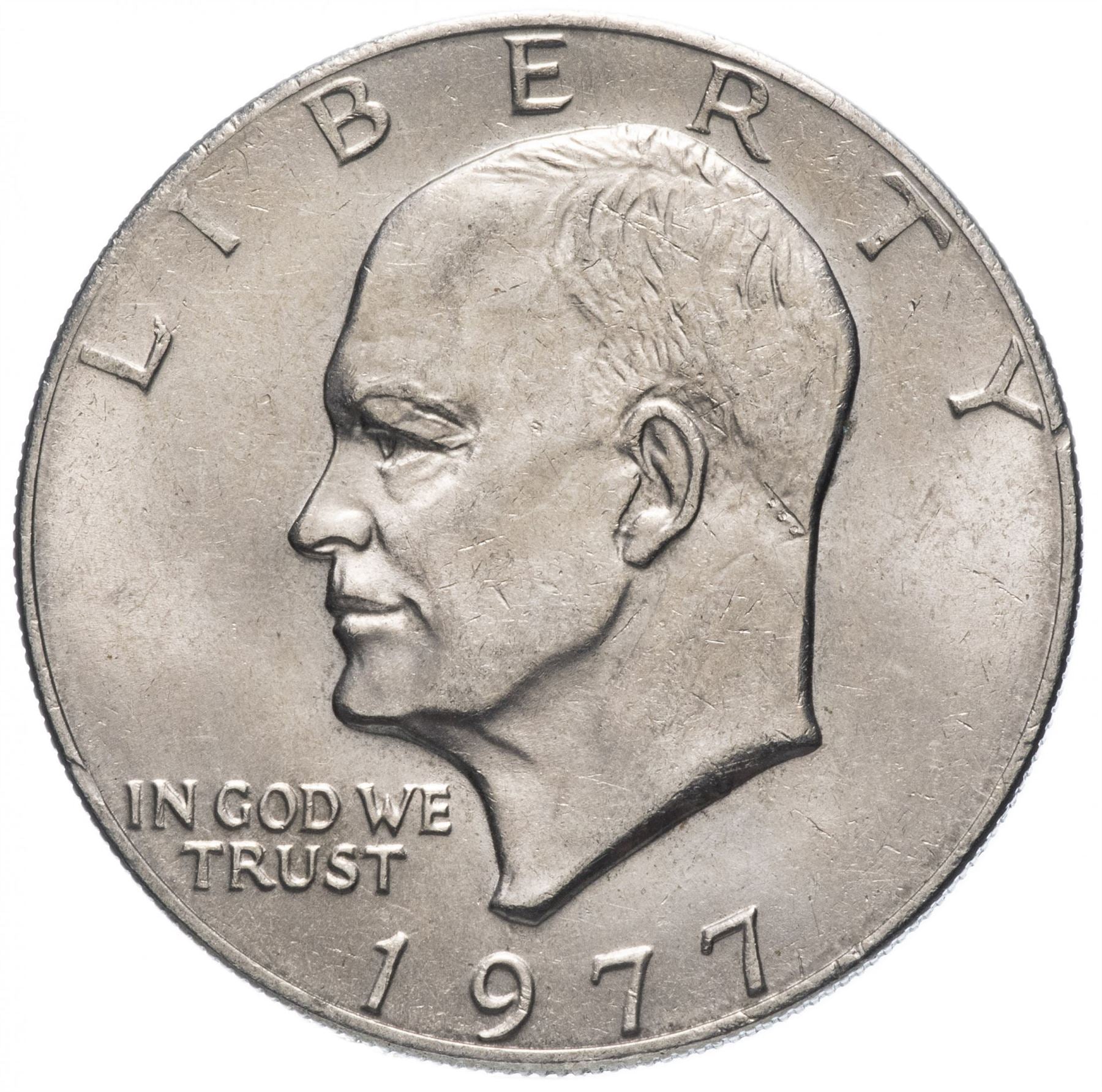 United States Coin American 1 Dollar | Dwight D. Eisenhower | Apollo 11 | KM203 | 1971 - 1978