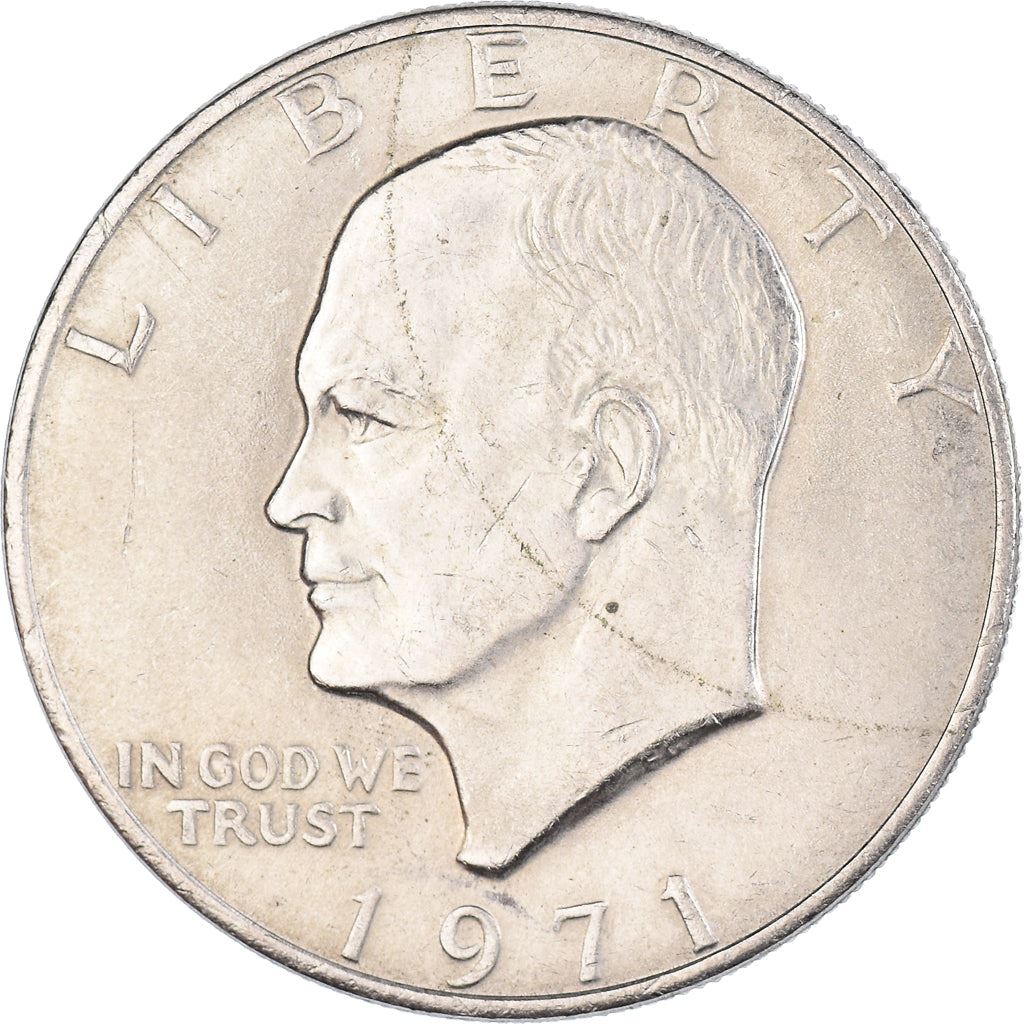 United States Coin American 1 Dollar | Dwight D. Eisenhower | Apollo 11 | KM203 | 1971 - 1978