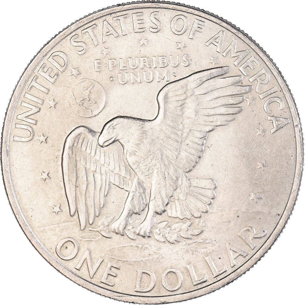 United States Coin American 1 Dollar | Dwight D. Eisenhower | Apollo 11 | KM203 | 1971 - 1978