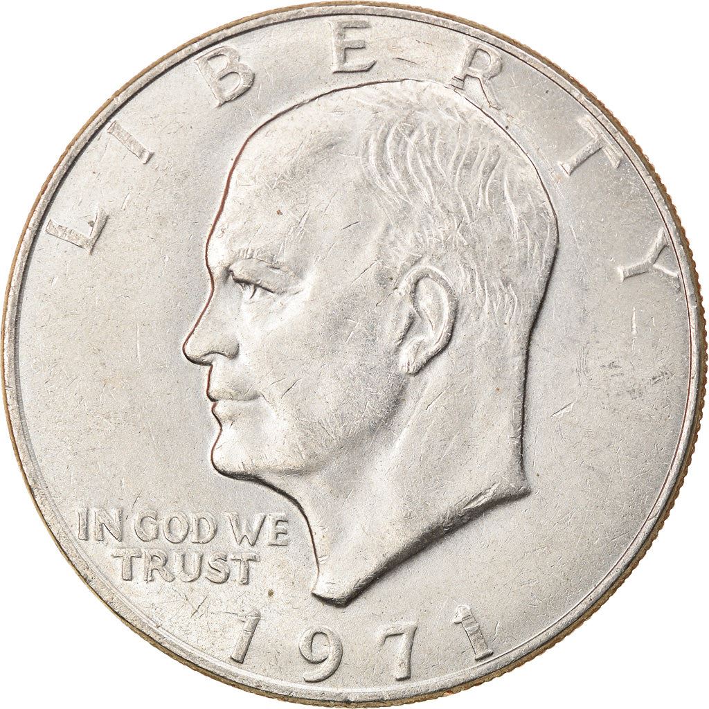 United States Coin American 1 Dollar | Dwight D. Eisenhower | Apollo 11 | KM203 | 1971 - 1978