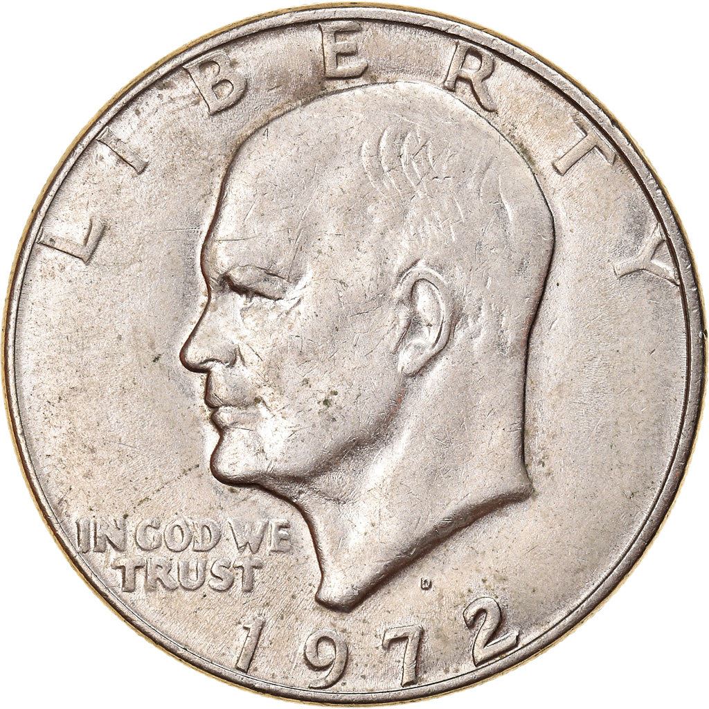 United States Coin American 1 Dollar | Dwight D. Eisenhower | Apollo 11 | KM203 | 1971 - 1978