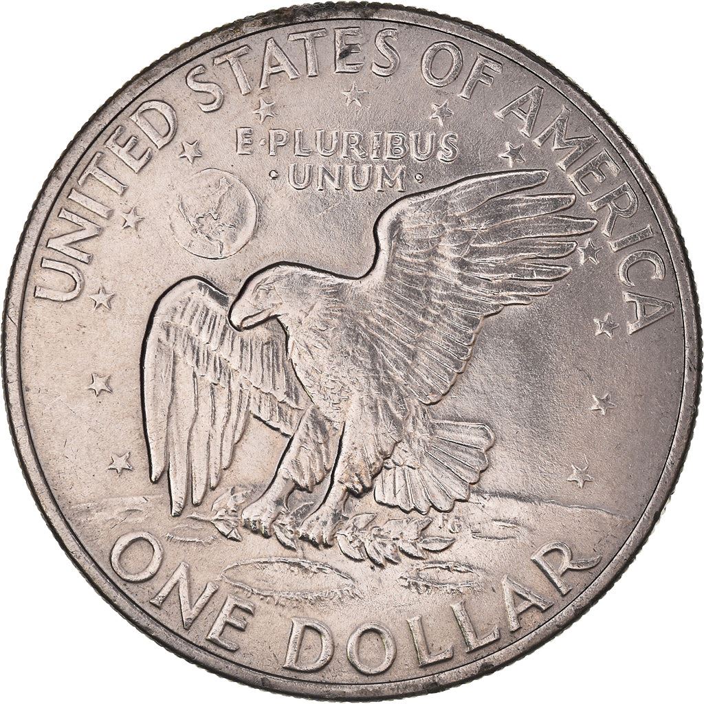 United States Coin American 1 Dollar | Dwight D. Eisenhower | Apollo 11 | KM203 | 1971 - 1978