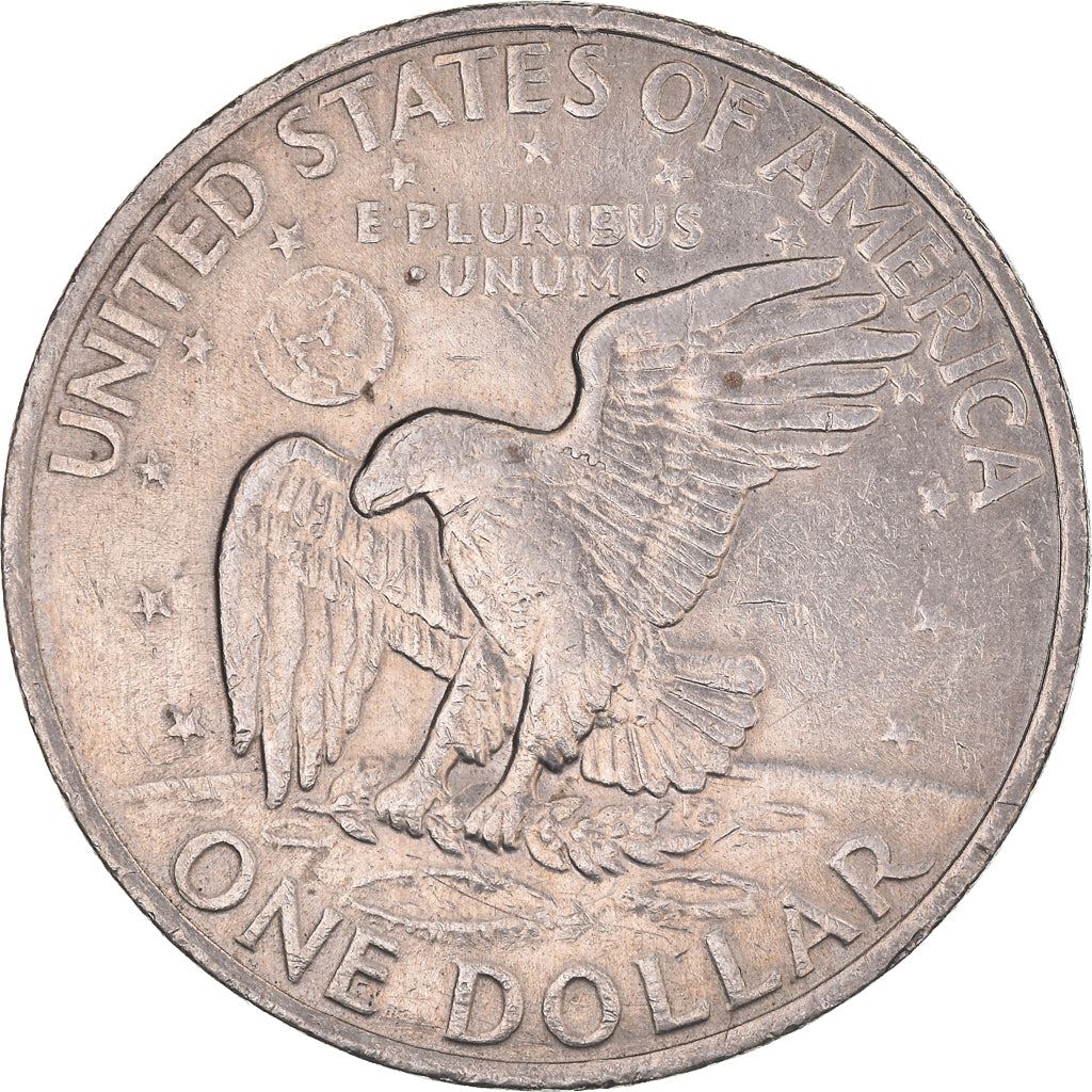 United States Coin American 1 Dollar | Dwight D. Eisenhower | Apollo 11 | KM203 | 1971 - 1978