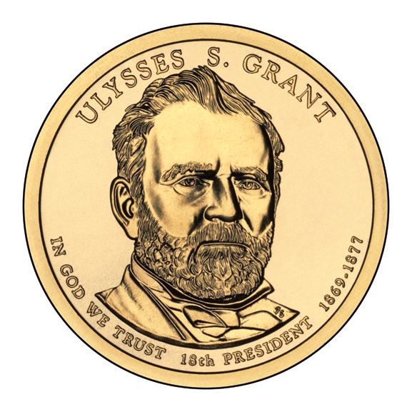 United States Coin American 1 Dollar | Ulysses S. Grant | Statue of Liberty | KM500 | 2011