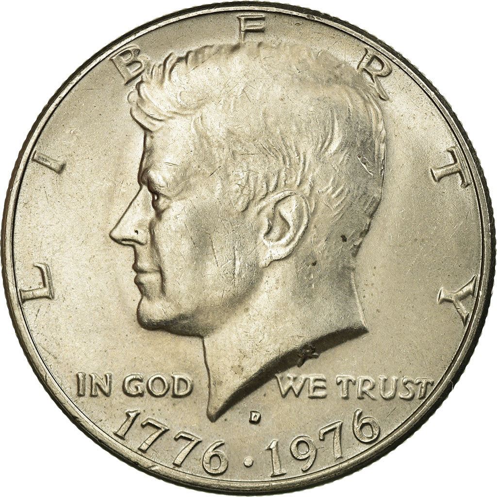 United States Coin American ½ Dollar | Kennedy Half Dollar | Bicentennial | KM205 | 1976