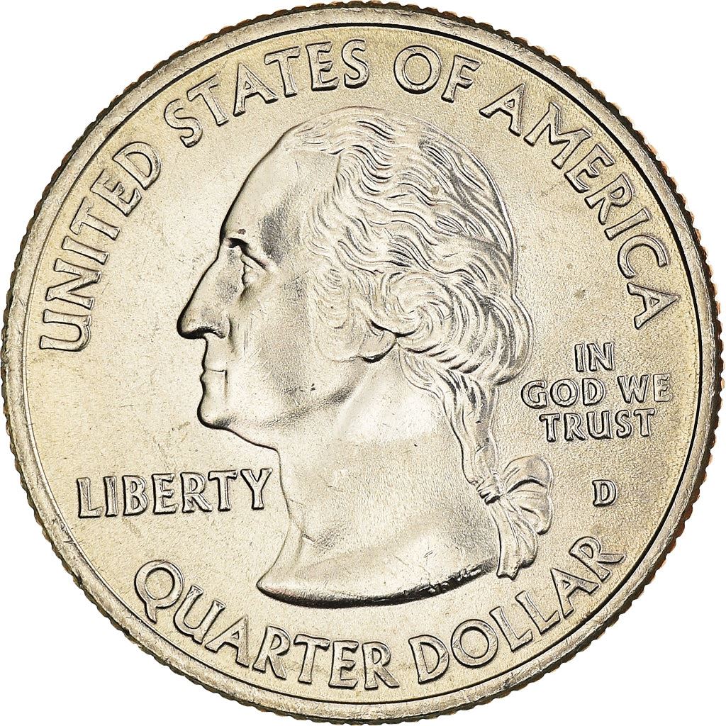 United States Coin American ¼ Dollar | George Washington | American Samoa | Ava Bowl | Staff | KM448 | 2009