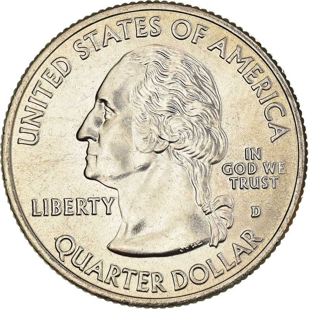 United States Coin American ¼ Dollar | George Washington | American Samoa | Ava Bowl | Staff | KM448 | 2009