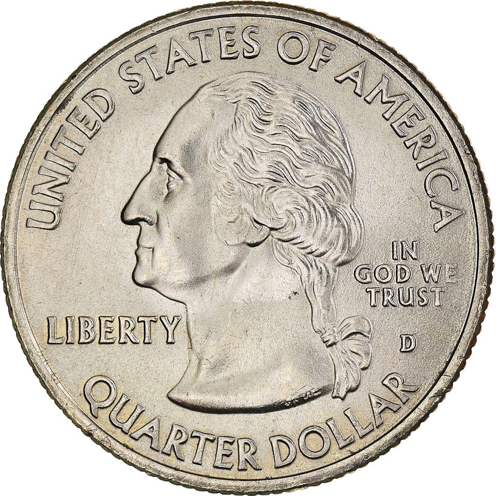 United States Coin American ¼ Dollar | George Washington | American Samoa | Ava Bowl | Staff | KM448 | 2009