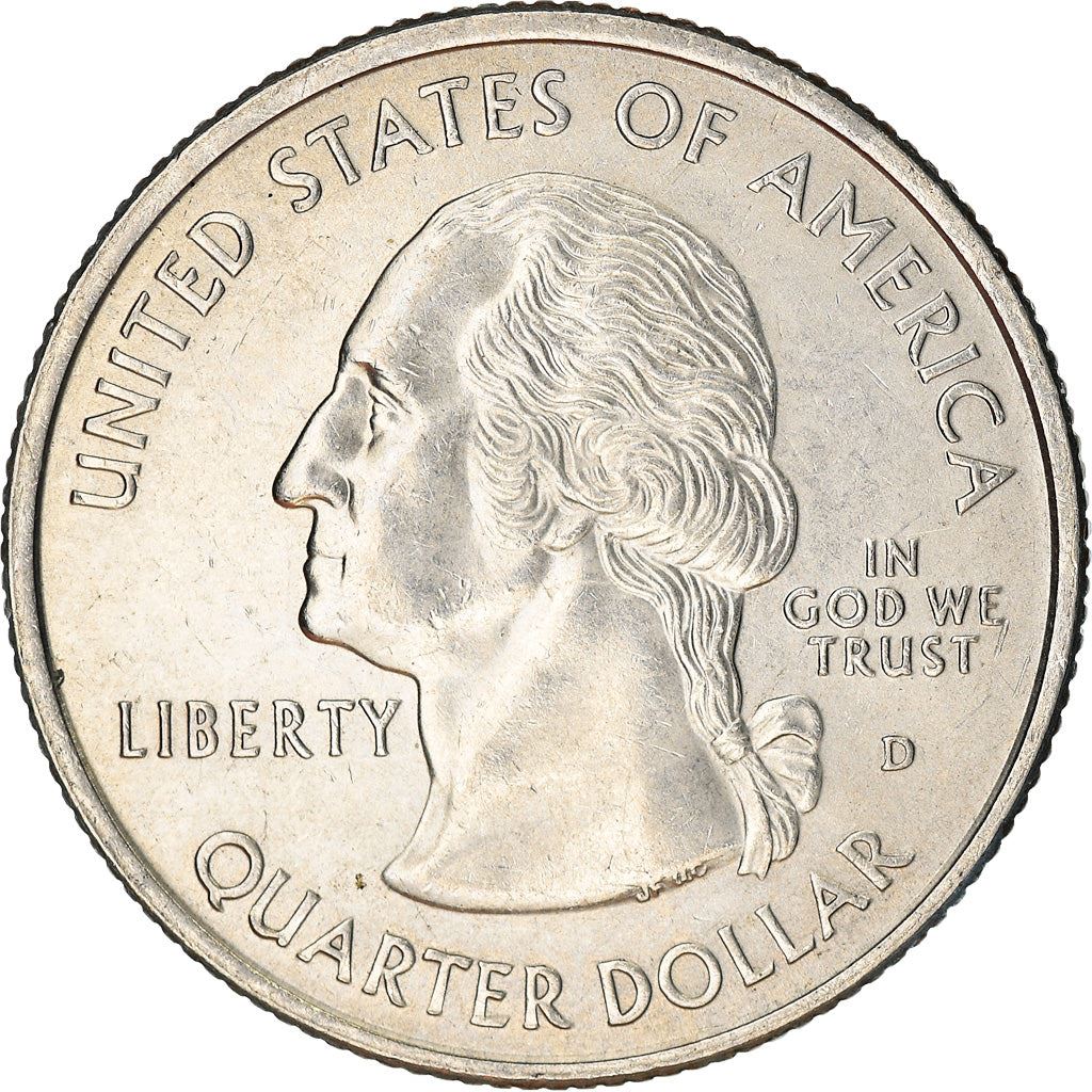 United States Coin American ¼ Dollar | George Washington | Charter Oak | KM297 | 1999