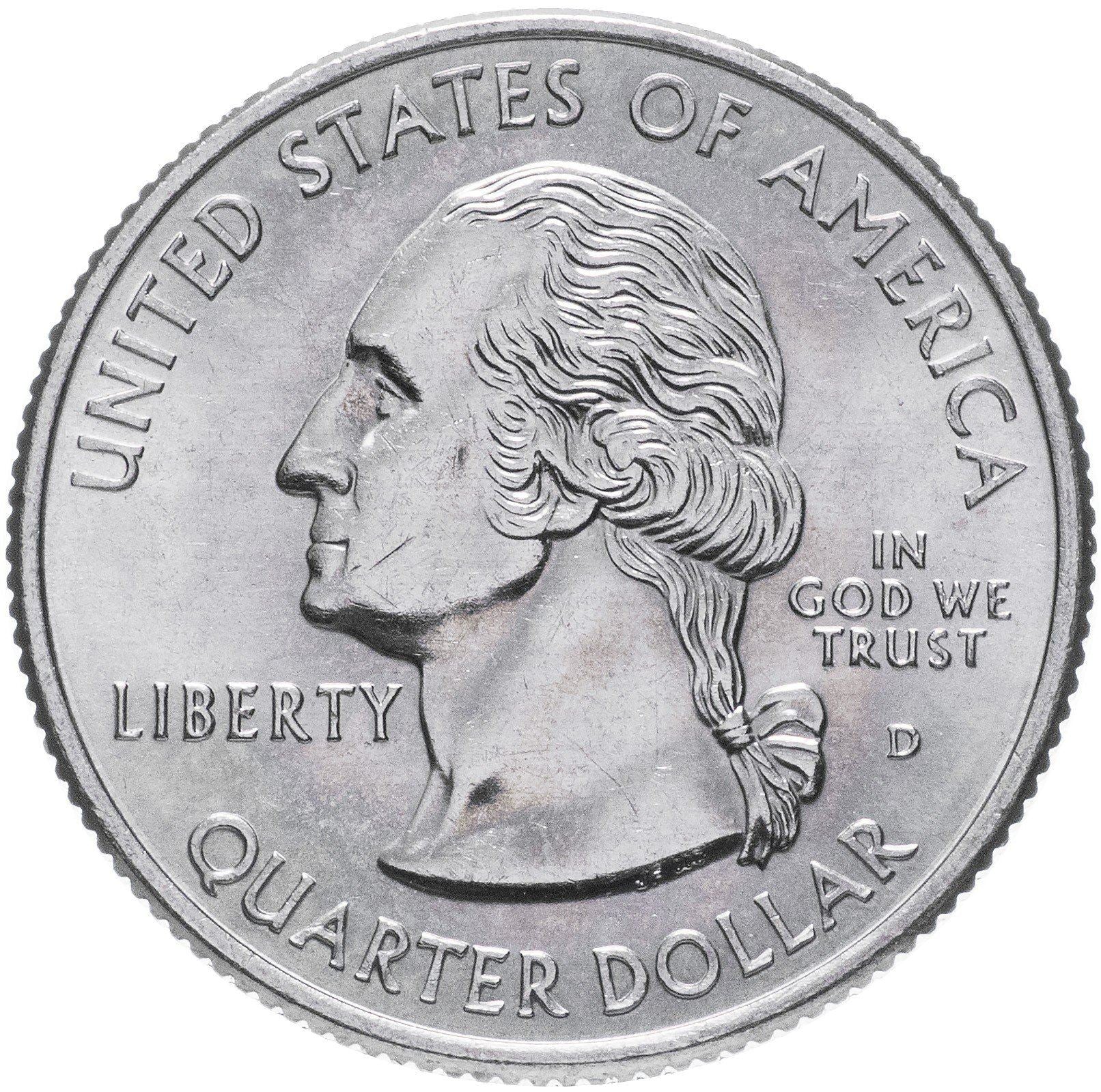 United States Coin American ¼ Dollar | George Washington | Delaware River | Colonial Army | KM295 | 1999