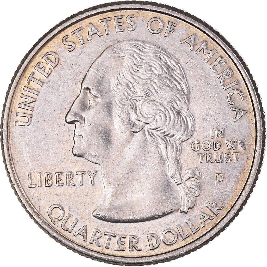 United States Coin American ¼ Dollar | George Washington | Kansas | Buffalo | Sunflower | KM373 | 2005