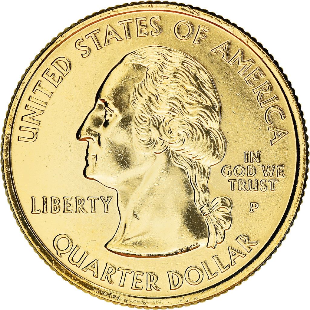 United States Coin American ¼ Dollar | George Washington | Kansas | Buffalo | Sunflower | KM373 | 2005