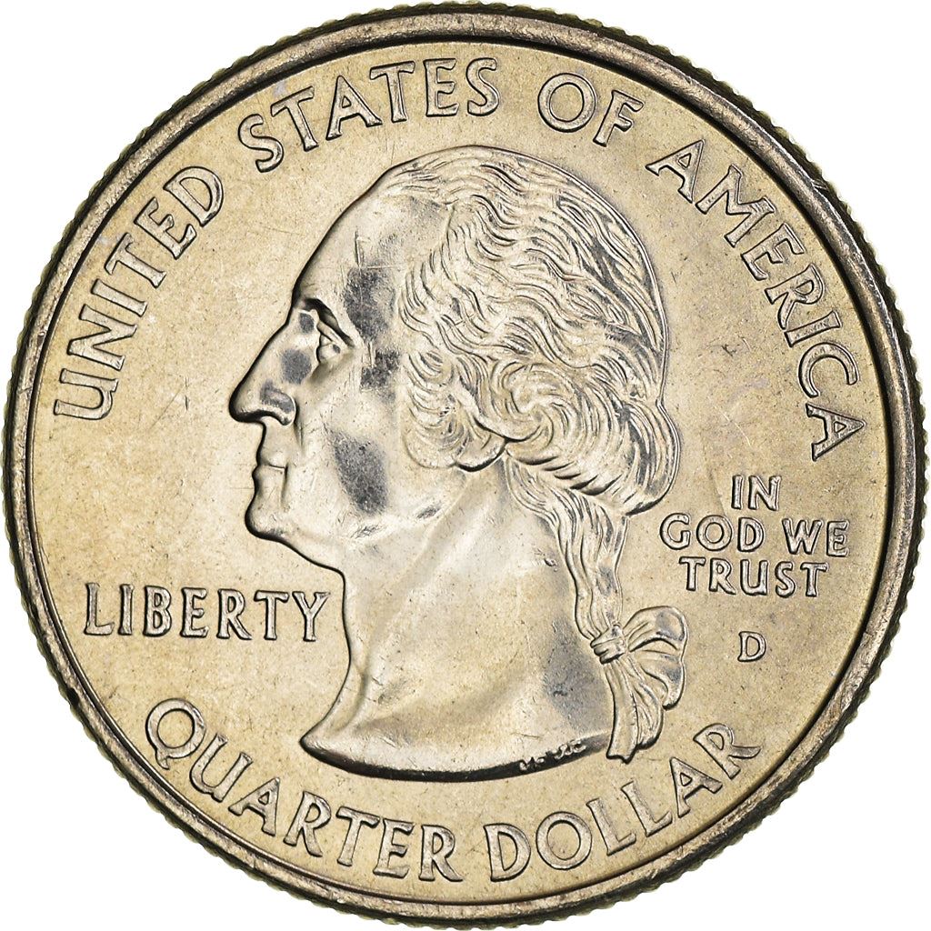 United States Coin American ¼ Dollar | George Washington | Maryland Statehouse | KM306 | 2000