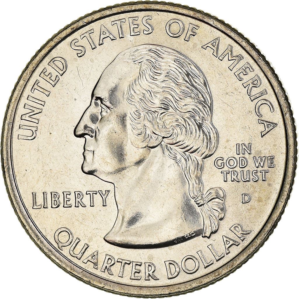 United States Coin American ¼ Dollar | George Washington | Minuteman Starue | KM305 | 2000