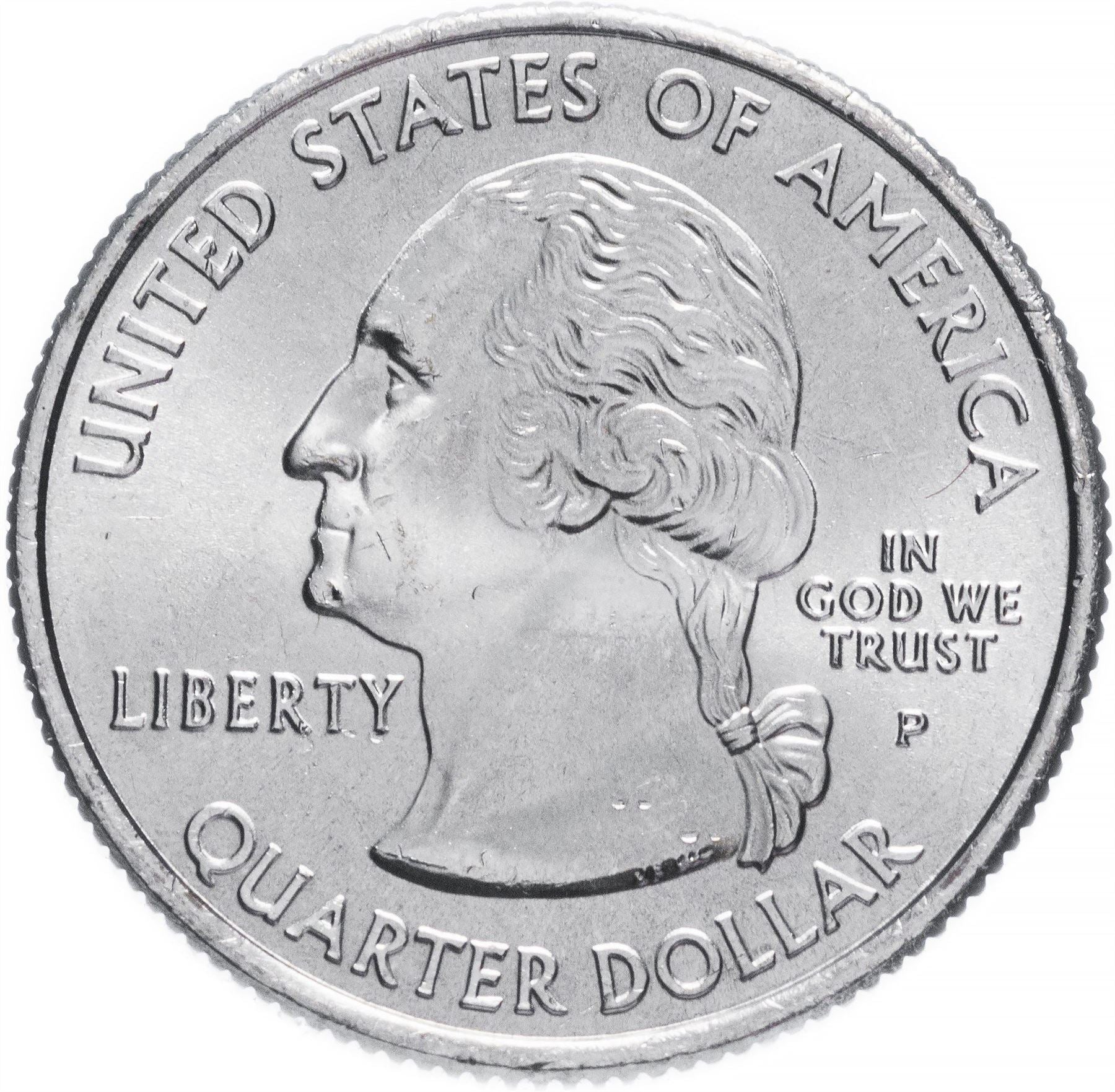 United States Coin American ¼ Dollar | George Washington | Mississippi | Magnolia Blossoms | KM335 | 2002