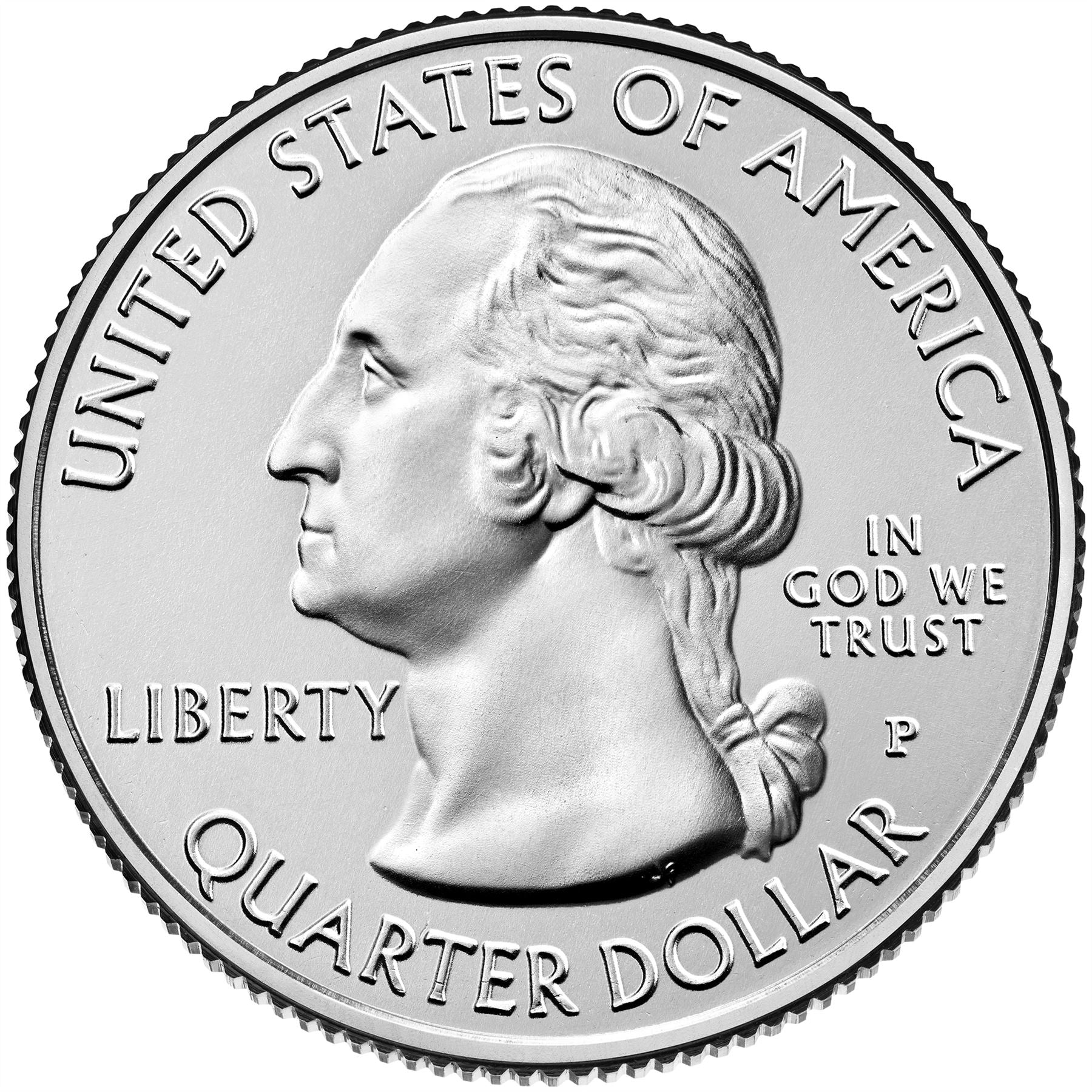 United States Coin American ¼ Dollar | George Washington | Mount Hood | Lost Lake | KM473 | 2010