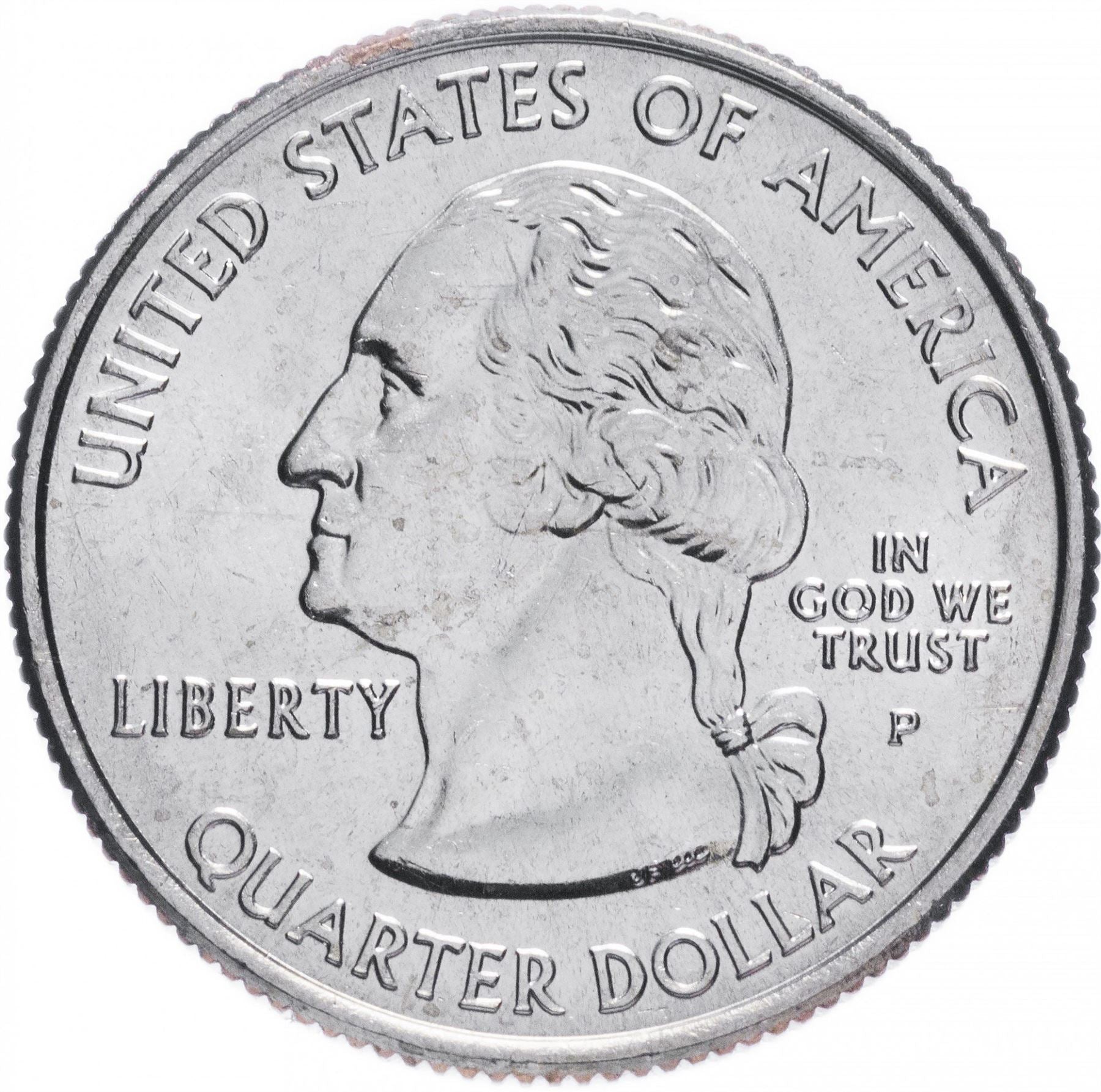 United States Coin American ¼ Dollar | George Washington | North Dakota | Bison | KM385 | 2006