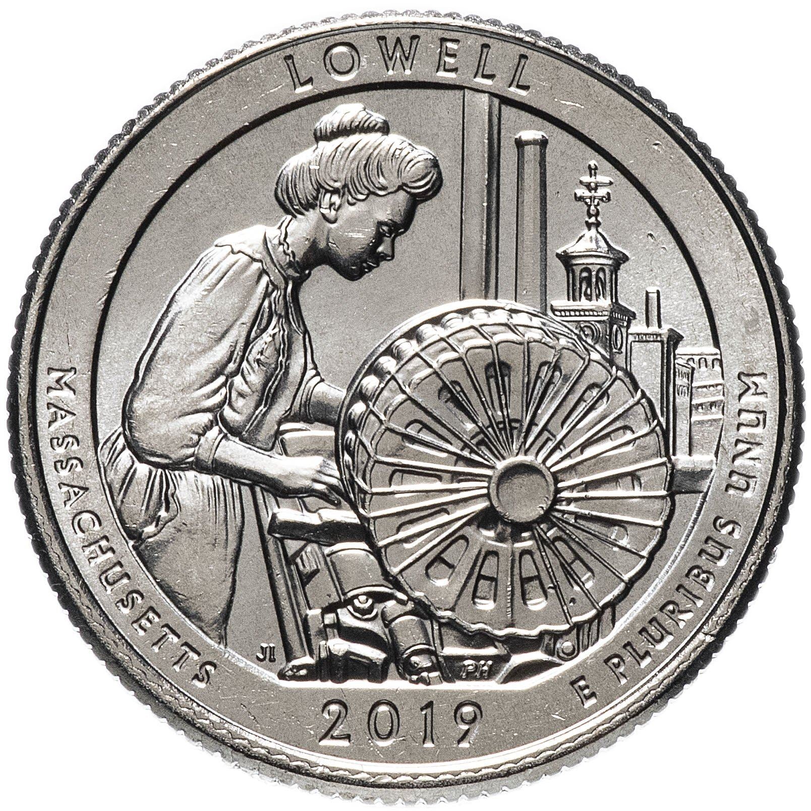 United States Coin American ¼ Dollar | George Washington | Power Loom | KM694 | 2019