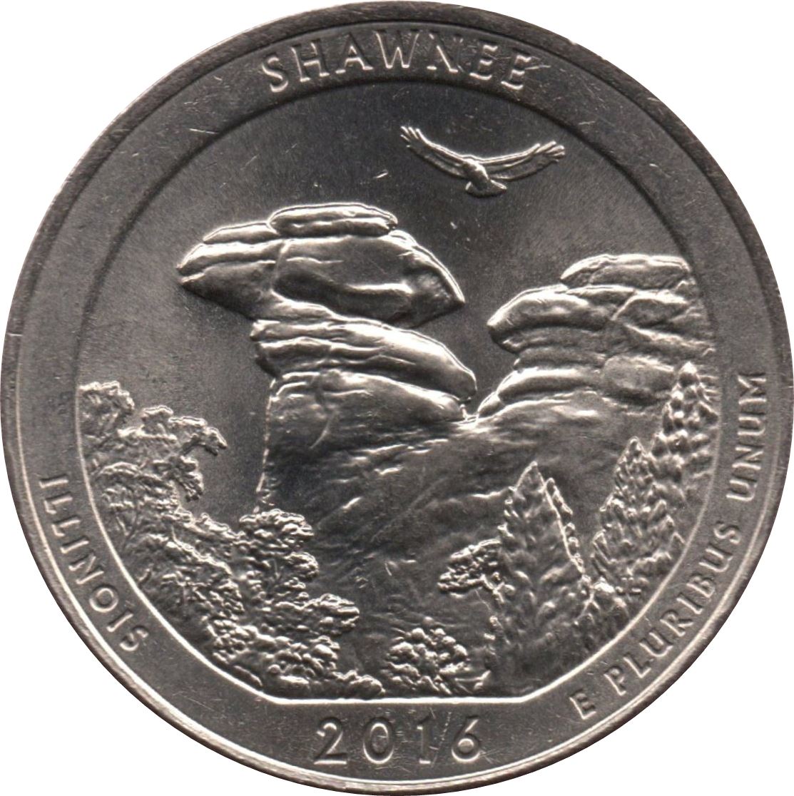 United States Coin American ¼ Dollar | George Washington | Red-Tailed Hawk | KM635 | 2016