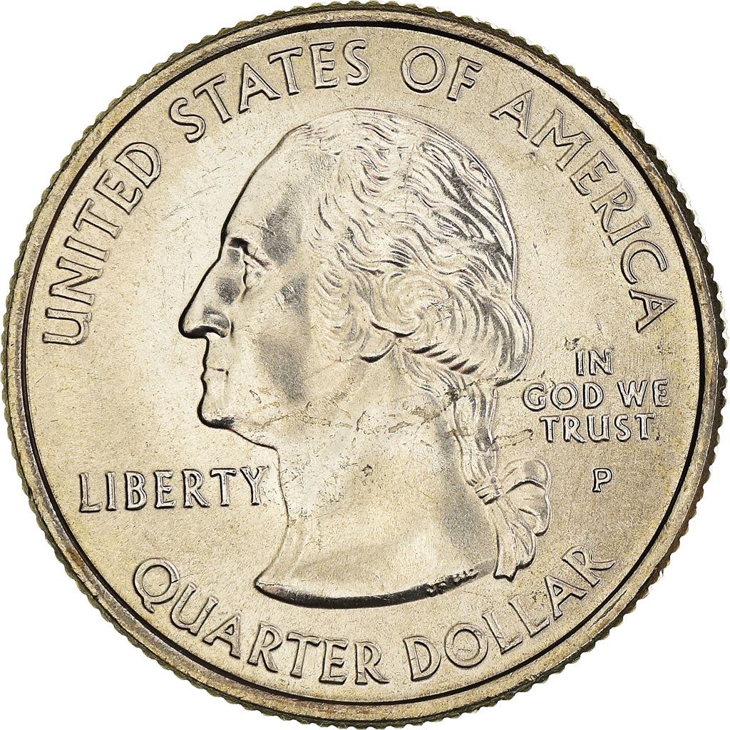 United States Coin American ¼ Dollar | George Washington | South Dakota | Mount Rushmore | Ring-necked Pheasant | KM386 | 2006