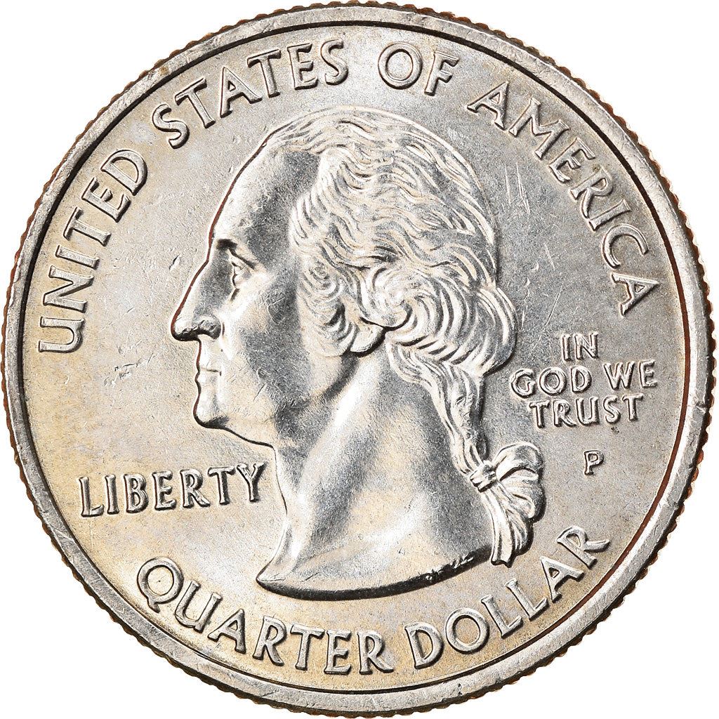 United States Coin American ¼ Dollar | George Washington | South Dakota | Mount Rushmore | Ring-necked Pheasant | KM386 | 2006